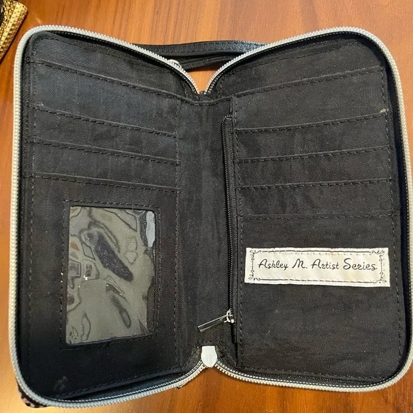 Skull Bride and Groom phone\wallet clutch - Picture 3 of 7